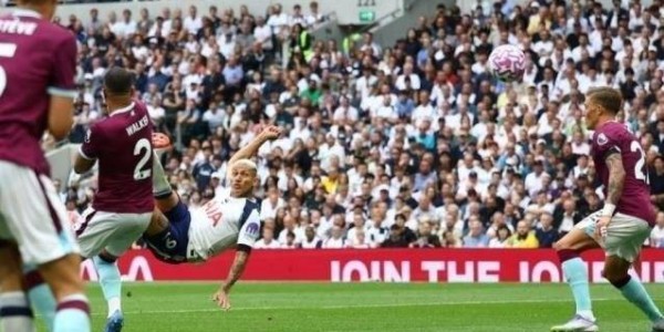 复刻世界杯！里沙利松梅开二度接过孙兴慜衣钵，扛起热刺进攻大旗